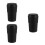 3Pcs Car Ashtray Black Plastic Durable for Home and Vehicle 6