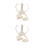 2Pcs Heart Wooden Wedding Drop Box Beige Rustic Guest Message Box 3