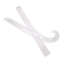 3Sets Flexible Transparent Sewing Tools Curve Ruler for Dressmaking