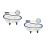2Sets Portable Ceramic Food Tray Household Snack Container Multicolor 4