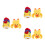 6Pcs Soft Bottle Cover Nursing Feeder Sleeve 7