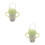 2Pcs Bedside Drinking Cups for Elderly Leakproof Straw Cups Green 6
