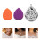 2Sets Stylish Silver Water Drop Pendant Essential Oil Diffuser Jewelry 9