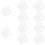 40Pcs White Disposable Fitted Massage Table Sheets for Spa and Salon 1