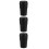 3Pcs Car Ashtray Black Plastic Durable for Home and Vehicle 5