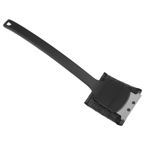 3Pcs Black Bbq Cleaning Brush with Ergonomic Handle and 1