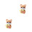 2Pcs DIY Plush Dog Needle Felting Kit Multi Color Wool for 6
