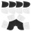 48Pcs Breathable Sponge Shoulder Pads Removable Anti-Slip for Jackets 2