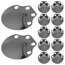 400Pcs Durable Black Metal Armor Scales for DIY Medieval Reenactment