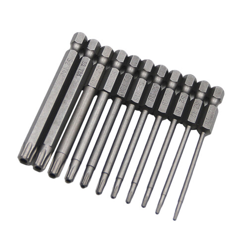 22Pcs Electric Screwdriver Bits S2 Steel Silver Magnetic Batch Heads 2