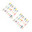 200Pcs Painted Mini Human Models Plastic for Landscape Layout Decor 7