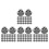 400Pcs Durable Black Metal Armor Scales for DIY Medieval Reenactment 8