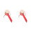 4Pièces Jouets Traditionnels Rouges Tambour À Bébé 8
