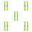 10Pcs Lightweight Beehive Door Vent Sliding Guards in Assorted Colors 5