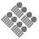 400Pcs Durable Black Metal Armor Scales for DIY Medieval Reenactment 6