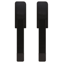 4Pcs Adjustable Wrist Guards Black Hand Support Wraps for