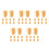 75Pcs Outdoor Survival Fire Starter Sticks Khaki Quick Ignition 10
