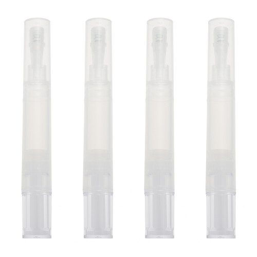 8Pcs White ABS Empty Cuticle Oil Pen Makeup Tool for Home Use