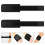 4Pcs Adjustable Wrist Guards Black Hand Support Wraps for 10