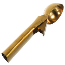 5Pcs Heavy Duty Stainless Steel Ice Cream Scoop Golden Fruit Scooper