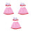 3Pcs Polyester Doll Bathrobe Set Red Hat Sleepwear for 18 Inch Dolls 4