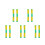10Pcs Lightweight Beehive Door Vent Sliding Guards in Assorted Colors 6