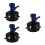 3Pcs ABS Rv Sewer Hose Rinse Cap Shutoff Valve for Efficient Cleaning 5