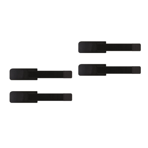 4Pcs Adjustable Wrist Guards Black Hand Support Wraps for 2