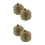 4Pcs Compact Bamboo Go Game Jars with Lid Olive Green Storage 4