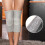 2Pcs Dark Grey Sports Knee Sleeves with Breathable Compression 6