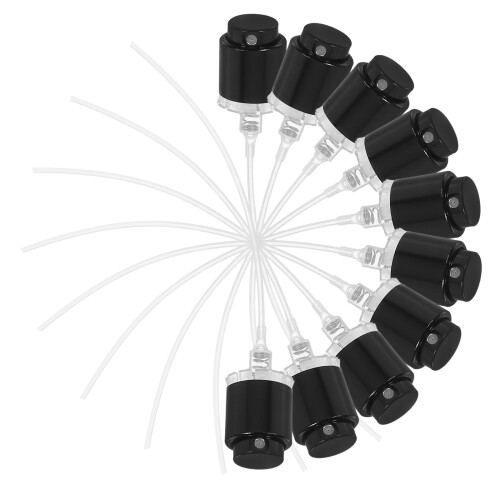 40Pcs Black Perfume Pump Tops Replacement Spray Bottle Nozzles for DIY 1