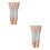 2Pcs Dark Grey Sports Knee Sleeves with Breathable Compression 7