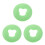 3Pcs Silicone U-Shaped Face Down Pillow Light Neck Support 4