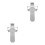 2Sets Silver Anti-Slip Aluminum Drywall and Glass Panel Lifting Tool 4
