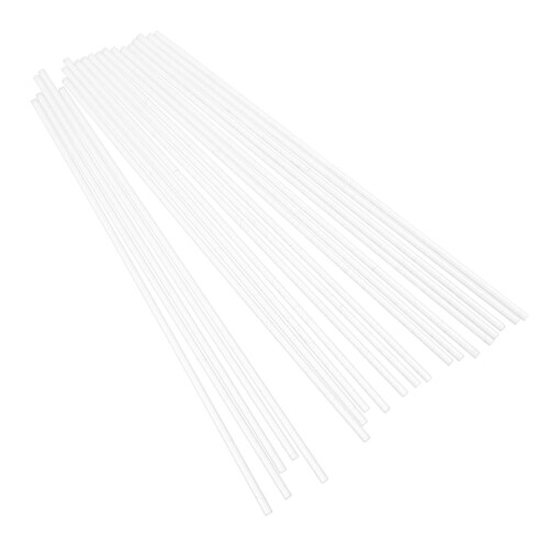 80Pcs Clear Acrylic Clay Sticks for Durable DIY Miniature Art Projects