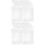 24Pcs Silver Aluminum Sheet Metal Plates for Industry and DIY Projects 5