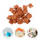 210Pcs Brown Ceramic Miniature Building Tiles for Dollhouse Decor 11