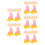 50Paren Mini Roller Skates Plastic Voor Spelen En Decoratie 5