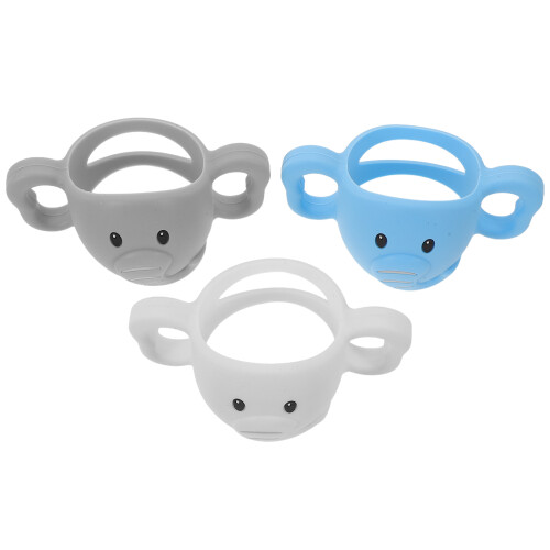 9Pcs Silicone Baby Bottle Handle Sleeves Ergonomic Grip 2