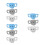 9Pcs Silicone Baby Bottle Handle Sleeves Ergonomic Grip 6