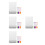 4Sets Clear Acrylic LED Drawing Board Reusable Lamp 8