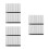 120Pcs Easy Install Silver Metal Shutter Blind Repair Nails Fasteners 4