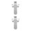 2Sets Silver Anti-Slip Aluminum Drywall and Glass Panel Lifting Tool 3