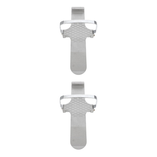 2Sets Silver Anti-Slip Aluminum Drywall and Glass Panel Lifting Tool 2