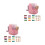 2Sets Kids Pretend Play Spaghetti Maker Dough Toy Multi-Color DIY Set 4