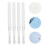 180Pcs Smooth Silicone Tip White Lip Brush for Lipstick and Gloss 9