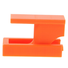 3Pcs Universal Plastic Fishing Rod Brackets Orange for Wall Storage
