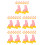 50Paren Mini Roller Skates Plastic Voor Spelen En Decoratie 4