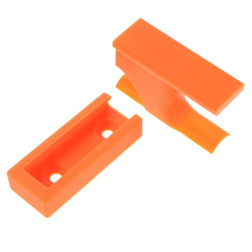 3Pcs Universal Plastic Fishing Rod Brackets Orange for Wall Storage 1