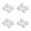 16Pcs Compact Silver Round Tinplate Baking Treat Boxes Multipurpose 3